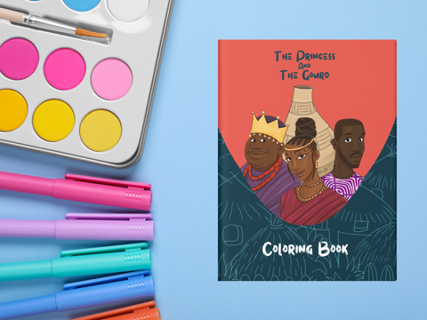 LIVRE DE COLORIAGE LA PRINCESSE ET LA GOURDE LIVRE DE COLORIAGE LA PRINCESSE ET LA GOURDE